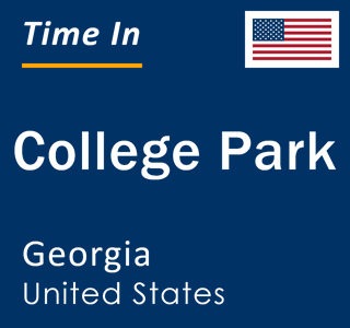 Current local time in College Park, Georgia, United States
