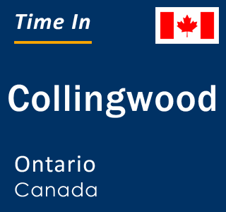 Current local time in Collingwood, Ontario, Canada