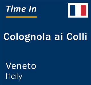 Current local time in Colognola ai Colli, Veneto, Italy