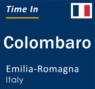 Current local time in Colombaro, Emilia-Romagna, Italy