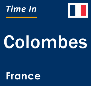 Current local time in Colombes, France