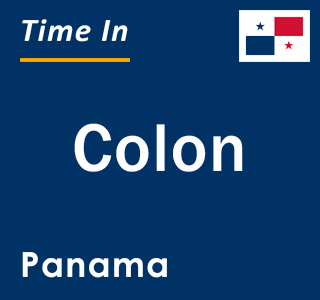 Current local time in Colon, Panama