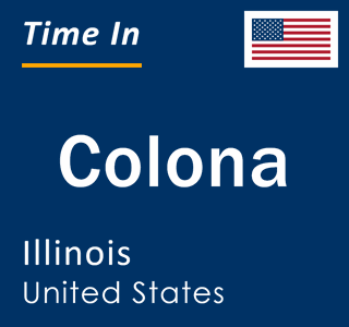 Current local time in Colona, Illinois, United States