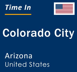 Current local time in Colorado City, Arizona, United States