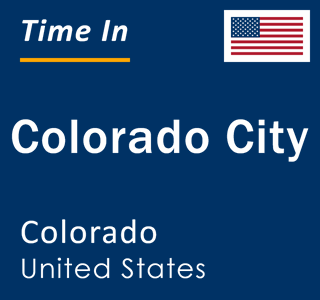 Current local time in Colorado City, Colorado, United States