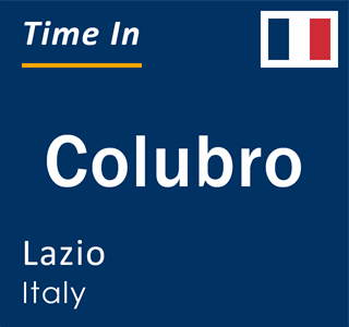 Current local time in Colubro, Lazio, Italy