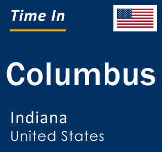Current local time in Columbus, Indiana, United States