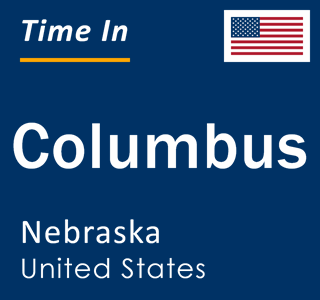 Current time in Columbus, Nebraska, United States