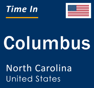 Current local time in Columbus, North Carolina, United States