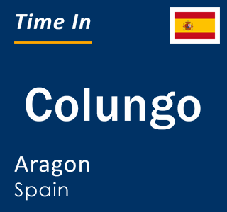 Current local time in Colungo, Aragon, Spain