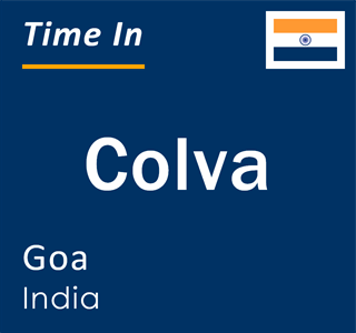 Current local time in Colva, Goa, India