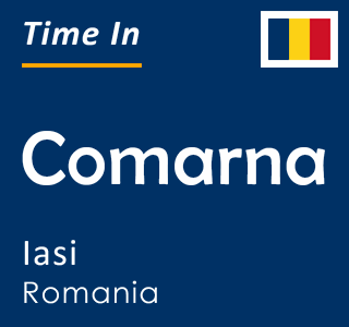 Current time in Comarna, Iasi, Romania