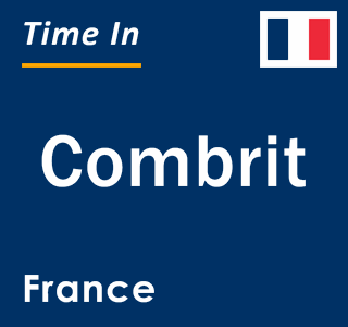 Current local time in Combrit, France