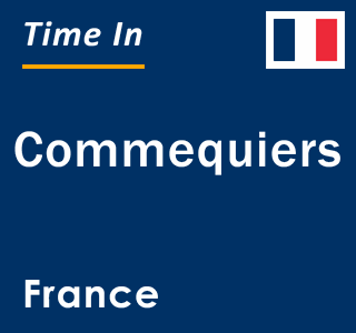 Current local time in Commequiers, France