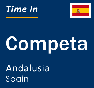 Current local time in Competa, Andalusia, Spain