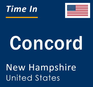 Current local time in Concord, New Hampshire, United States