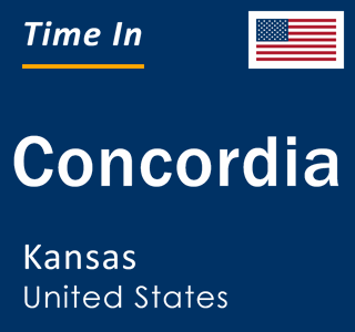 Current local time in Concordia, Kansas, United States