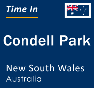 Current local time in Condell Park, New South Wales, Australia