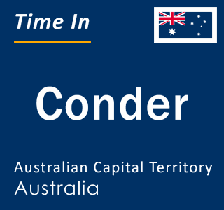 Current local time in Conder, Australian Capital Territory, Australia