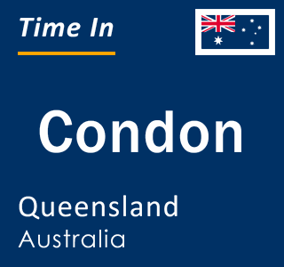 Current local time in Condon, Queensland, Australia