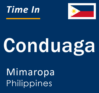 Current local time in Conduaga, Mimaropa, Philippines