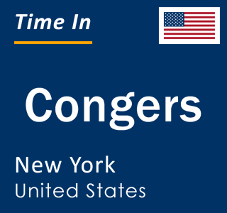 Current local time in Congers, New York, United States