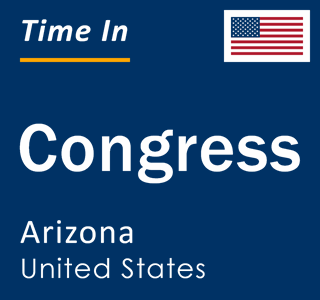Current local time in Congress, Arizona, United States