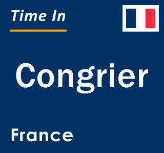 Current local time in Congrier, France