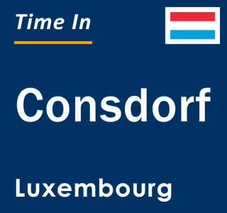 Current local time in Consdorf, Luxembourg
