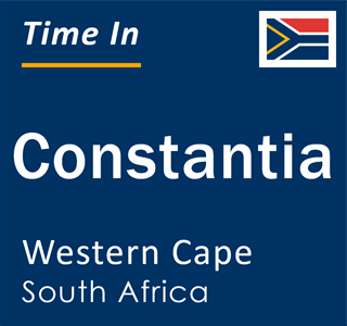 Current local time in Constantia, Western Cape, South Africa