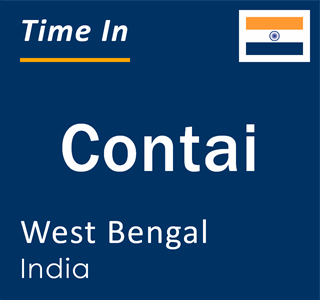 Current local time in Contai, West Bengal, India