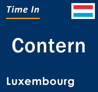 Current local time in Contern, Luxembourg