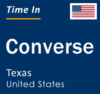 Current local time in Converse, Texas, United States