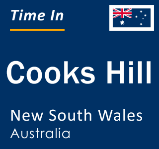 Current local time in Cooks Hill, New South Wales, Australia
