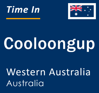 Current local time in Cooloongup, Western Australia, Australia