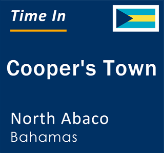 Current local time in Cooper's Town, North Abaco, Bahamas