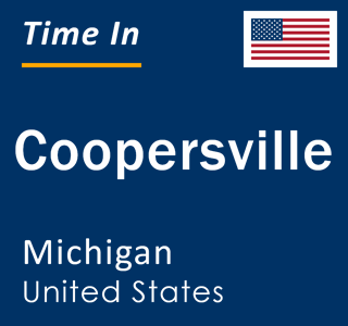 Current local time in Coopersville, Michigan, United States