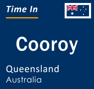 Current local time in Cooroy, Queensland, Australia