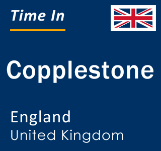 Current local time in Copplestone, England, United Kingdom