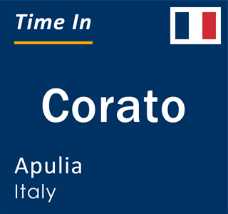 Current local time in Corato, Apulia, Italy