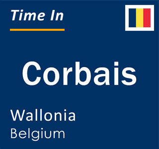 Current local time in Corbais, Wallonia, Belgium