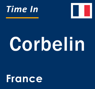 Current local time in Corbelin, France