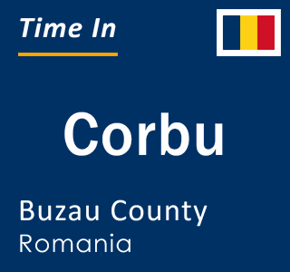 Current local time in Corbu, Buzau County, Romania