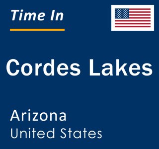 Current local time in Cordes Lakes, Arizona, United States