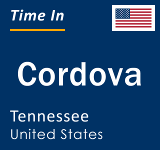 Current local time in Cordova, Tennessee, United States