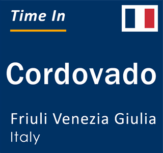 Current local time in Cordovado, Friuli Venezia Giulia, Italy