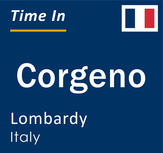 Current local time in Corgeno, Lombardy, Italy