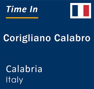Current local time in Corigliano Calabro, Calabria, Italy