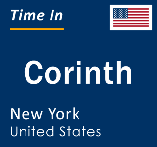 Current local time in Corinth, New York, United States