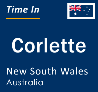 Current local time in Corlette, New South Wales, Australia